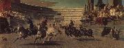 Alexander von Wagner Romisches vehicle race oil painting picture wholesale
